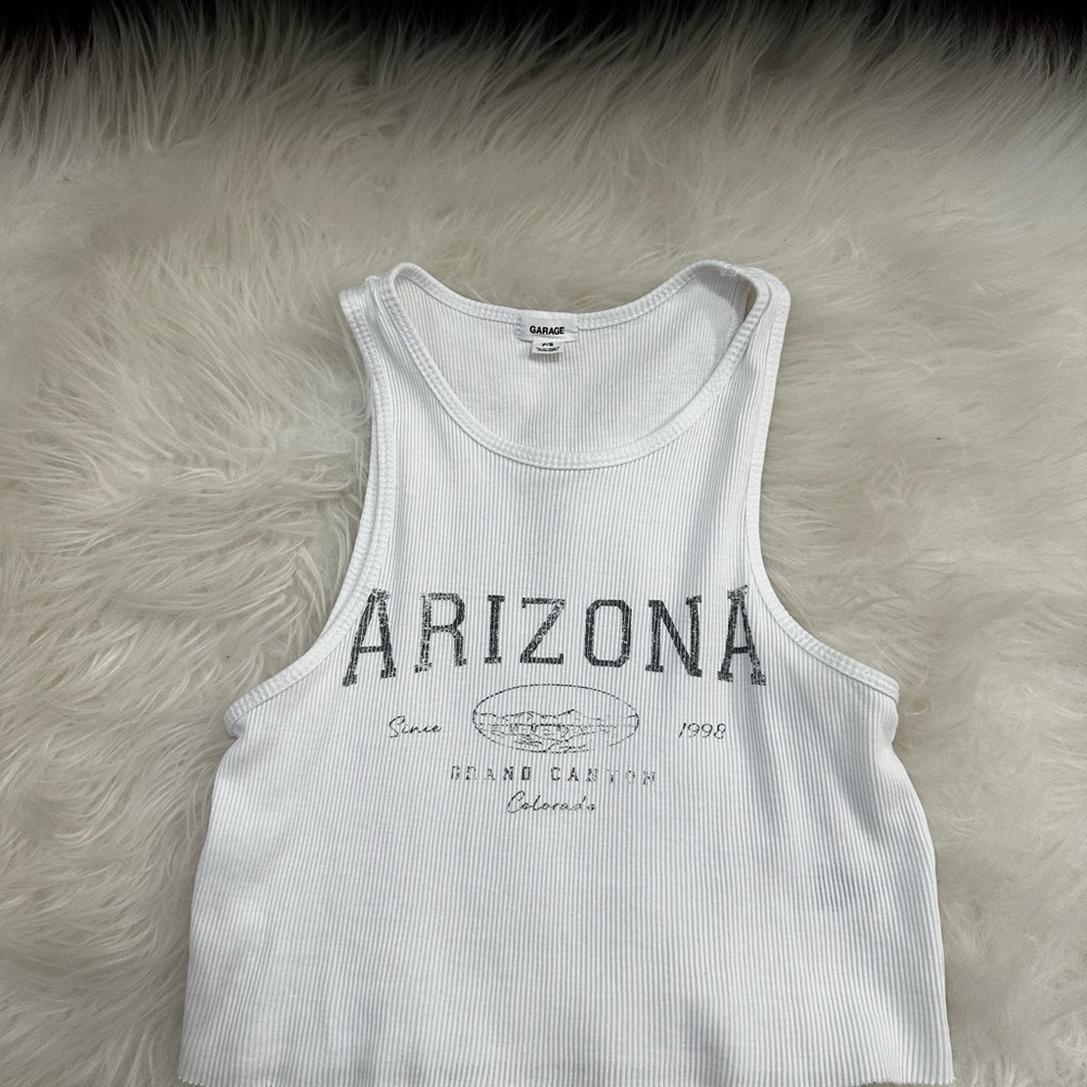 Garage Arizona White Tank Top